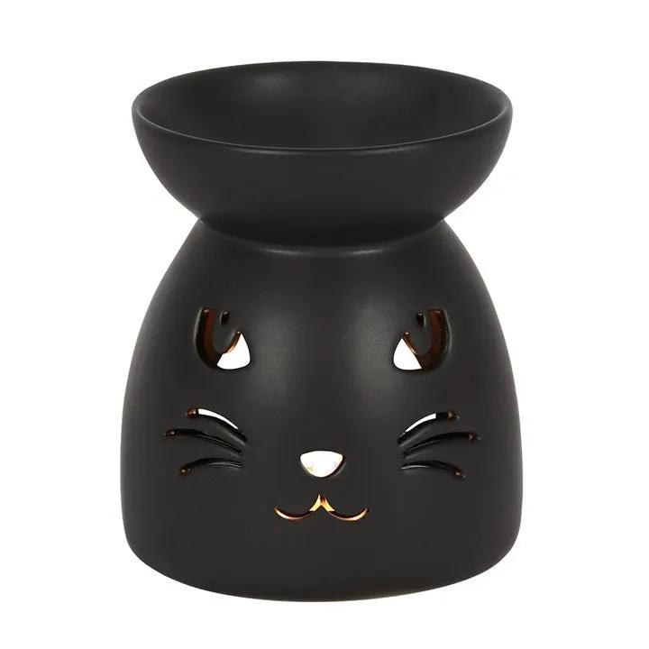 N/A Black Cat Cut Out Oil Burner and Wax Warmer -