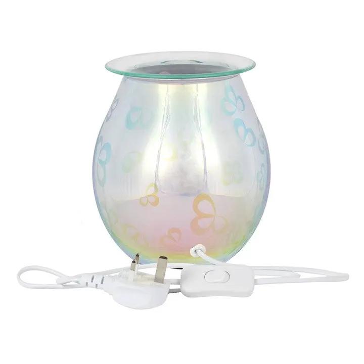 N/A 3D Flower Petal Light Up Electric Oil Burner -