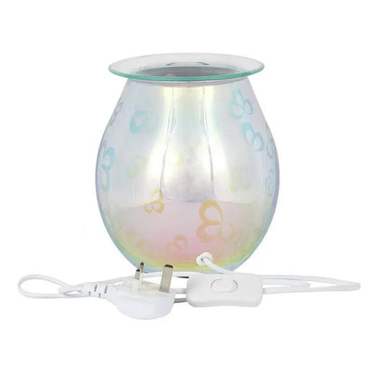 N/A 3D Flower Petal Light Up Electric Oil Burner -