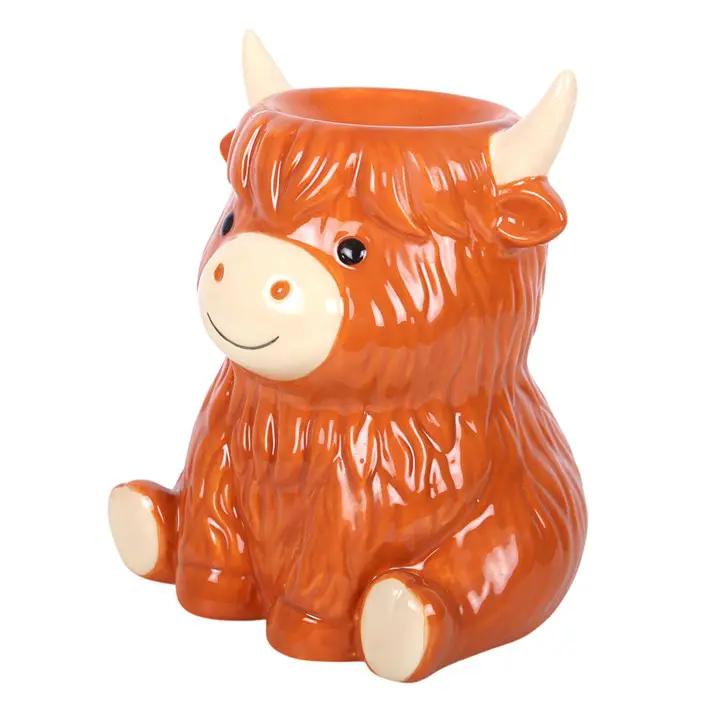 N/A Highland Cow Oil Burner and Wax Warmer -