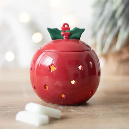 N/A Red Bauble Oil Burner -