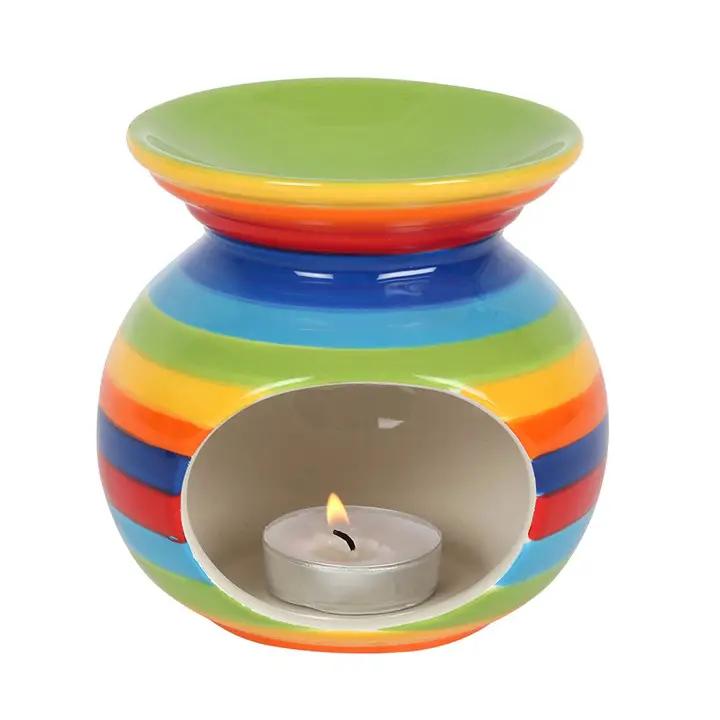 N/A Rainbow Stripe Oil Burner -
