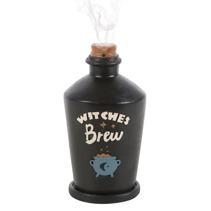 N/A Witches Brew Potion Bottle Incense Cone Burner -