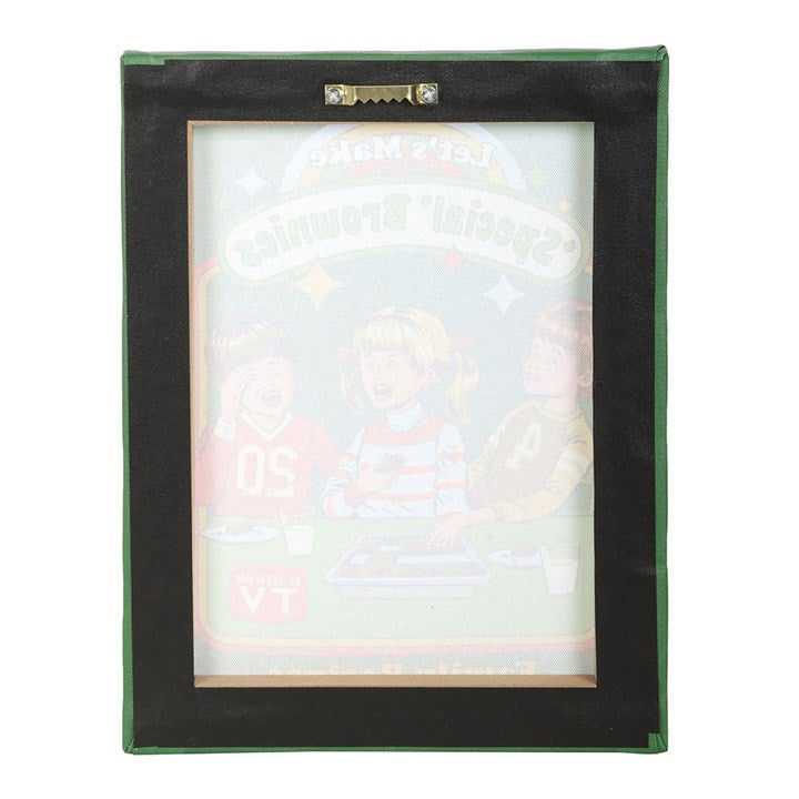 Steven Rhodes Canvas Plaque – Let’s Make Brownies, 19 × 25 cm