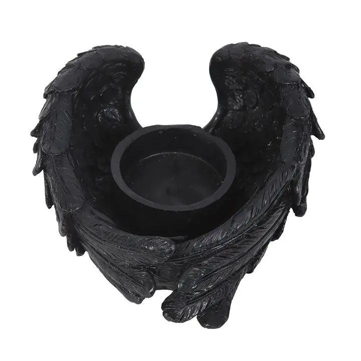 N/A Raven Wings Tealight Candle Holder -