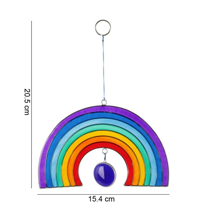 Vibrant Rainbow Suncatcher for Home Decor – Illuminate Your Space