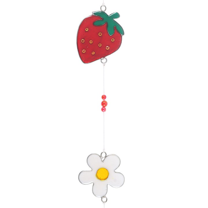 Brighten Your Space with Daisy and Strawberry Suncatchers