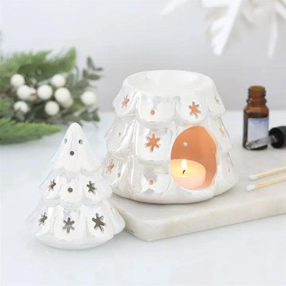 N/A Iridescent Fir Tree Oil Burner -