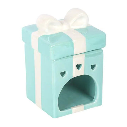 N/A Blue Christmas Present Oil Burner -