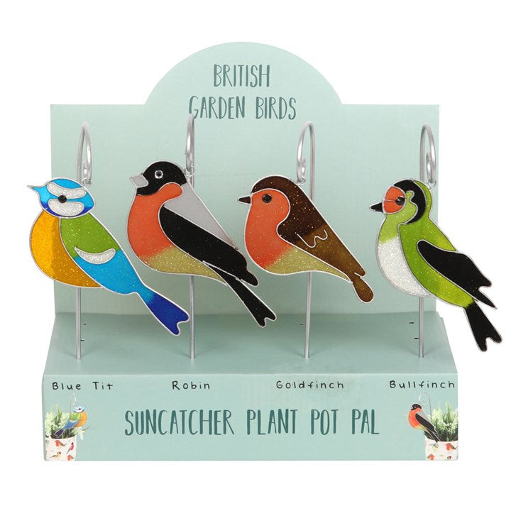 Bring Nature to Life with Our British Garden Bird Suncatcher Stakes - Set of 12