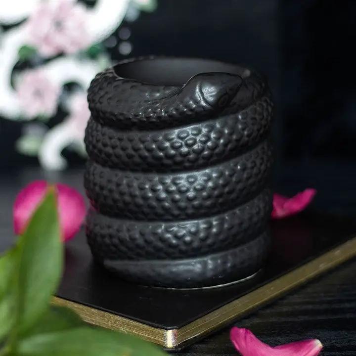 N/A Black Snake Oil Burner and Wax Warmer -