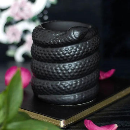 N/A Black Snake Oil Burner and Wax Warmer -