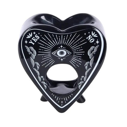 N/A Black Planchette Oil Burner and Wax Warmer -