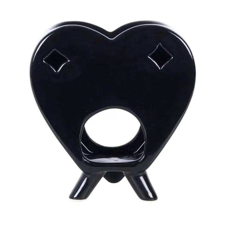 N/A Black Planchette Oil Burner and Wax Warmer -