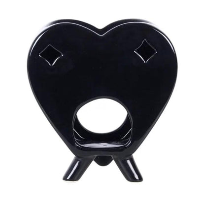 N/A Black Planchette Oil Burner and Wax Warmer -