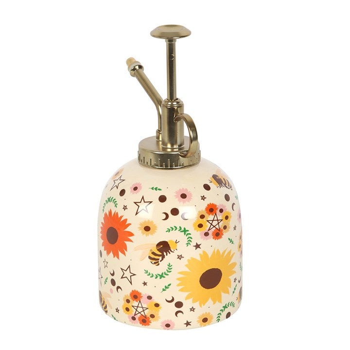 Ceramic Plant Mister with Bee & Summer Solstice Print