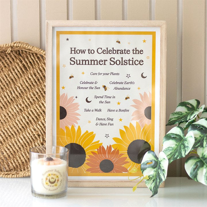 Summer Solstice Framed Art Print: Ways to Celebrate the Season