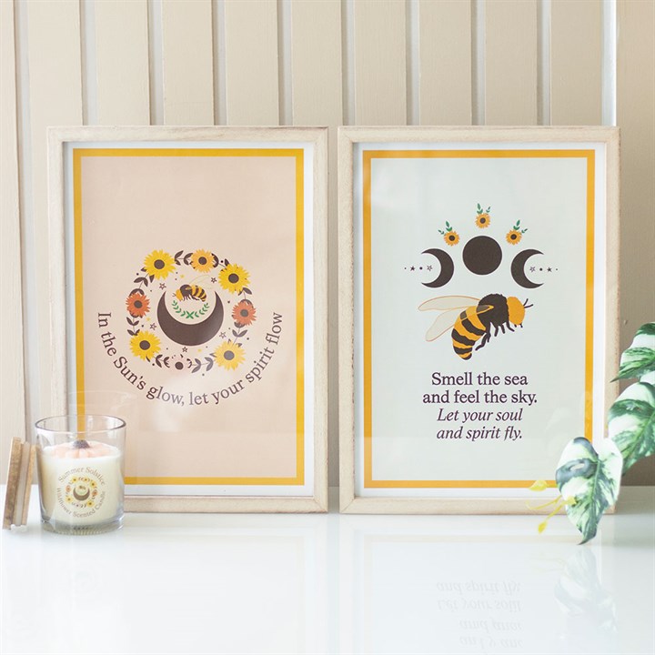 Summer Solstice Framed Wall Art – Let Your Spirit Flow