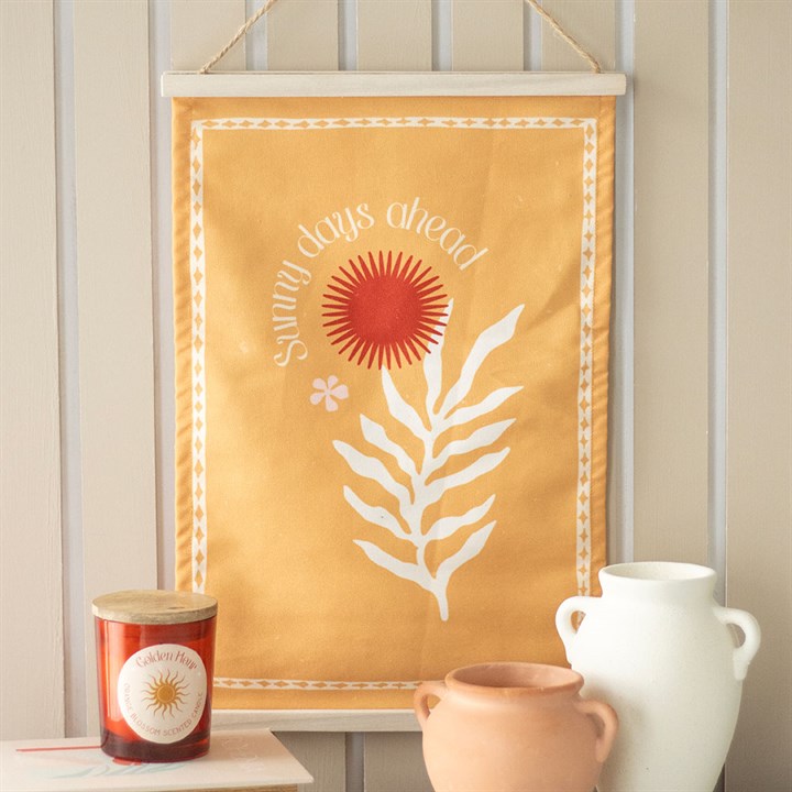 Sunny Days Ahead Wall Hanging – A Cheerful Touch for Your Home