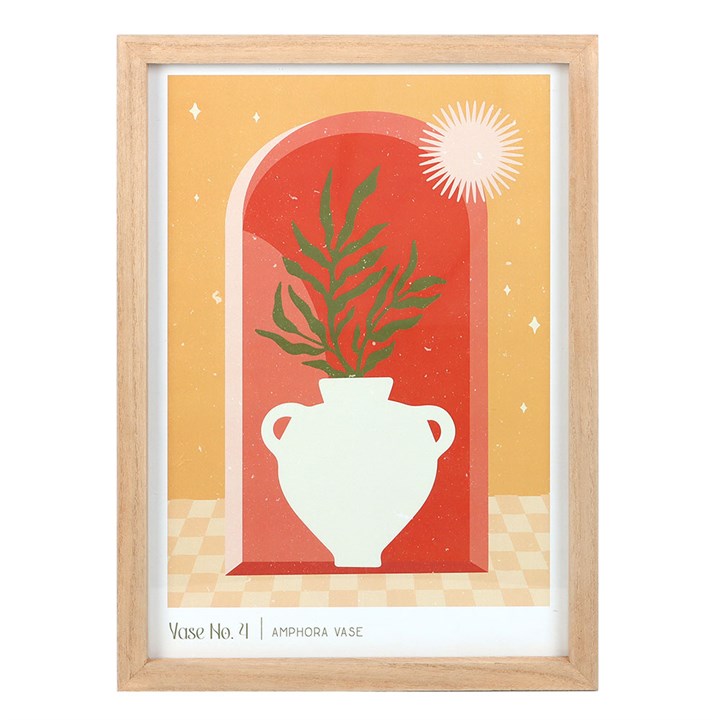Vase Framed Wall Art Print No. 4