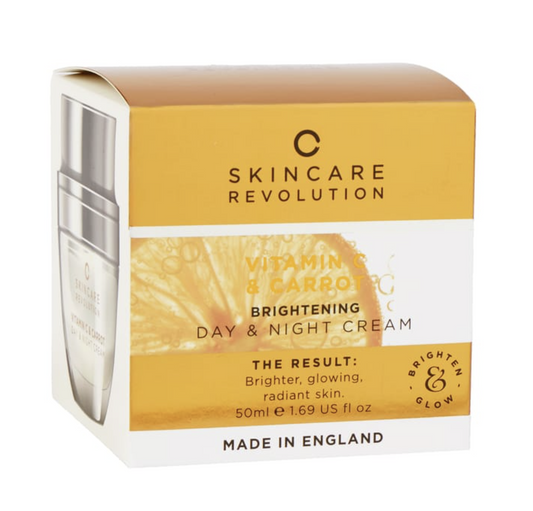 Skin Care Revolution Vitamin C Carrot Brightening Cream 50g - Day & Night Moisturizer