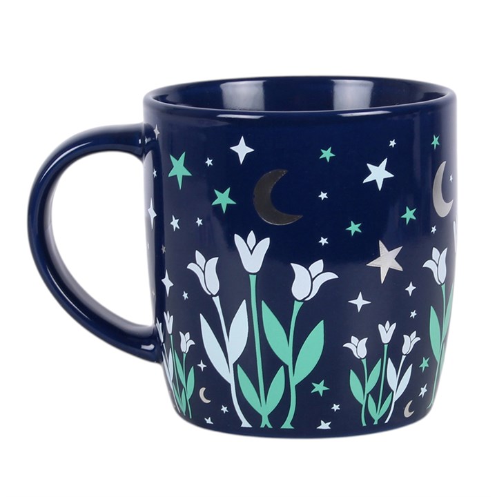 Moonflower Print Mug