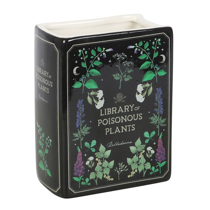 Elegant Book Shaped Vase for a Touch of Dark Charm
