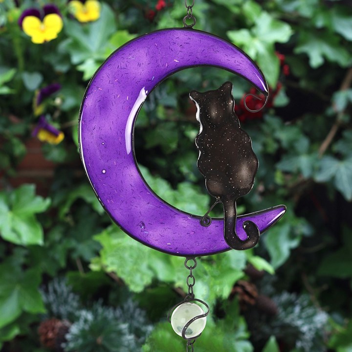 Black Cat Wind Chime – Handcrafted Indoor & Outdoor Décor
