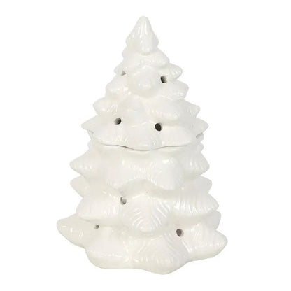 N/A White Fir Tree Oil Burner and Wax Warmer -