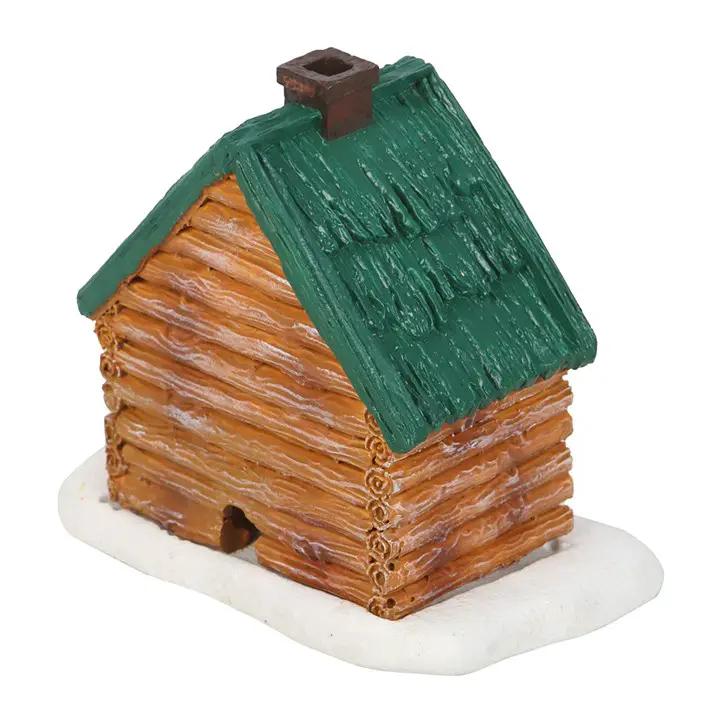 N/A Cabin Ski Chalet Incense Cone Holder -