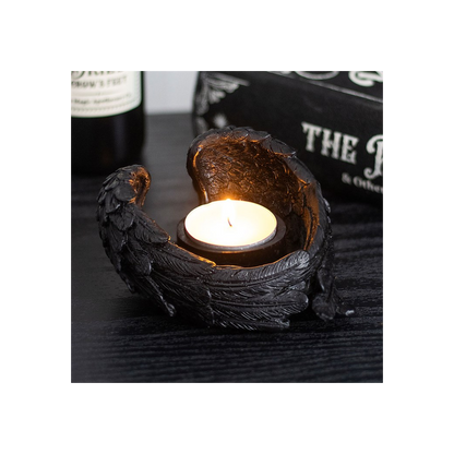 N/A Raven Wings Tealight Candle Holder -