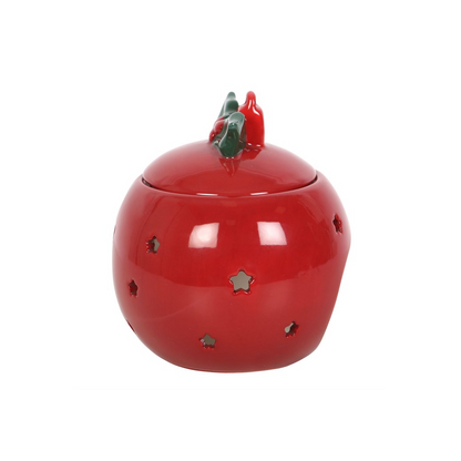 N/A Red Bauble Oil Burner -