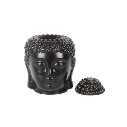 N/A Black Buddha Head Oil Burner -