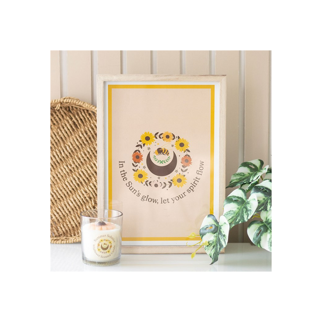 Summer Solstice Framed Wall Art – Let Your Spirit Flow