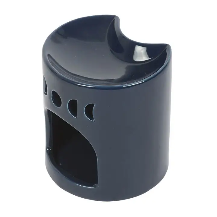 N/A Blue Crescent Moon Oil Burner -