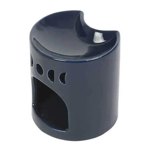 N/A Blue Crescent Moon Oil Burner -