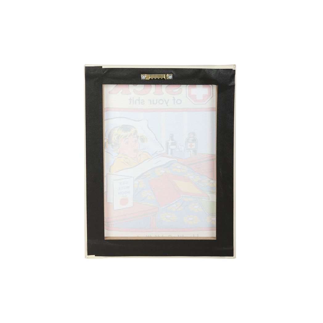 Steven Rhodes Canvas Plaque – Sick Of Your Shit, 19 × 25 cm