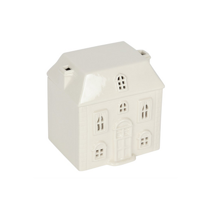 N/A White Ceramic House Oil Burner -