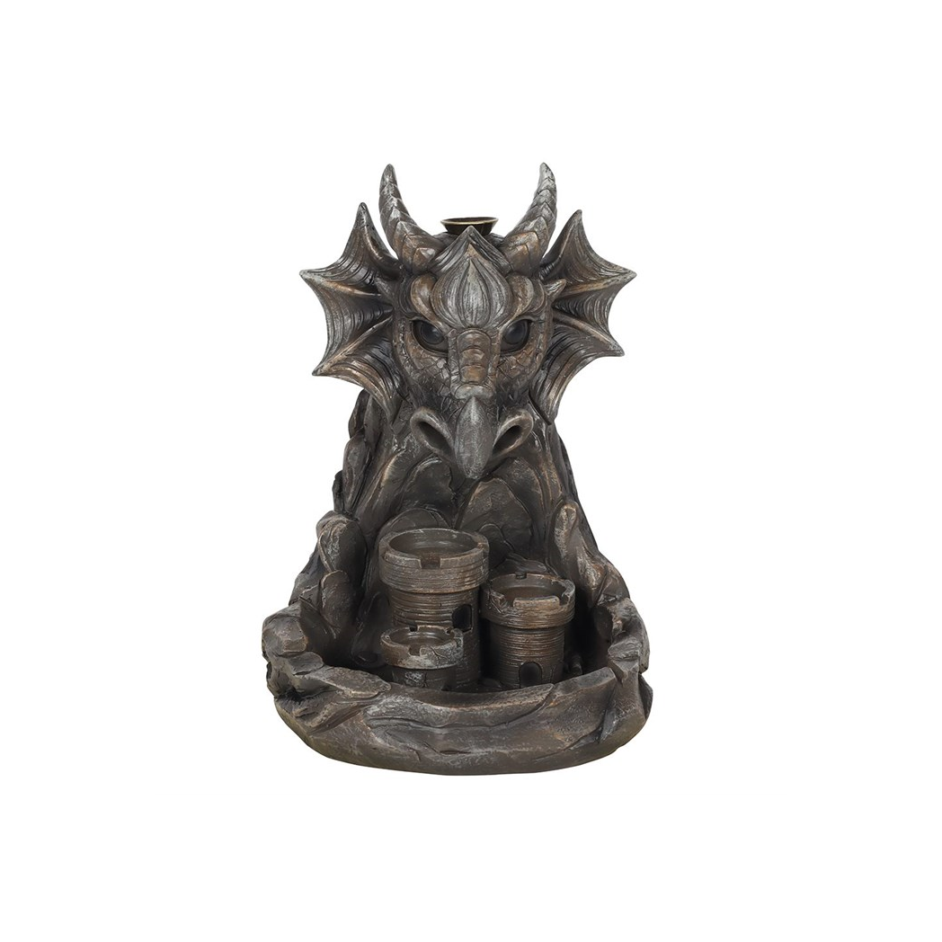 N/A Grey Dragon Backflow Incense Burner -