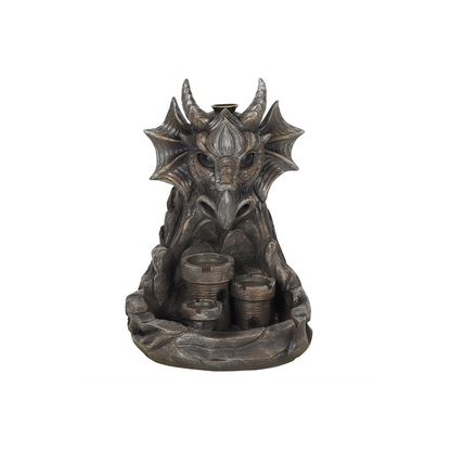 N/A Grey Dragon Backflow Incense Burner -
