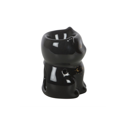 N/A Black Cat Magick Oil Burner -