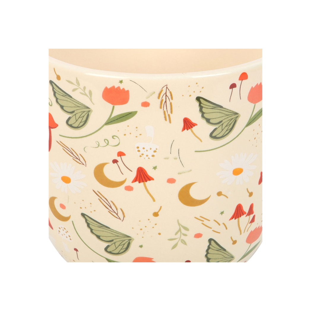 Whimsical Fairy Print Plant Pot to Brighten Your Indoor Garden