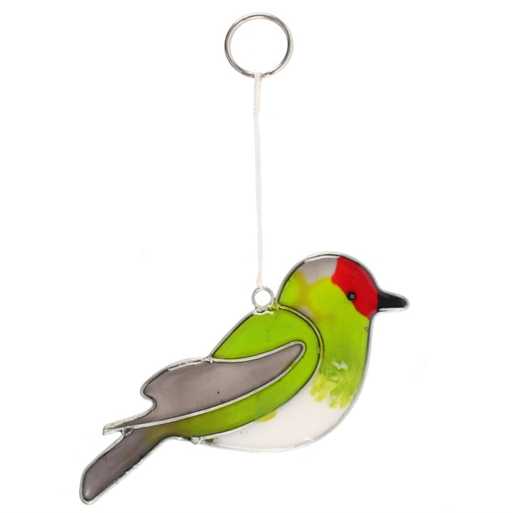 Enchant Your Space with the Goldfinch Bird Suncatcher