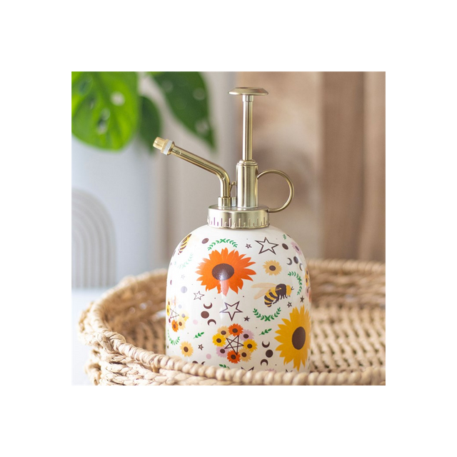 Ceramic Plant Mister with Bee & Summer Solstice Print