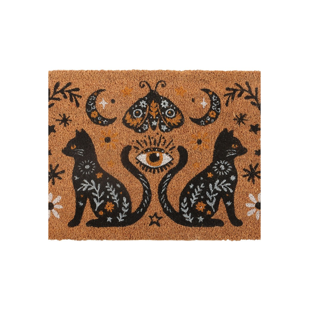 Spooky Cat Doormat – Enchant Your Home with Whimsical Style