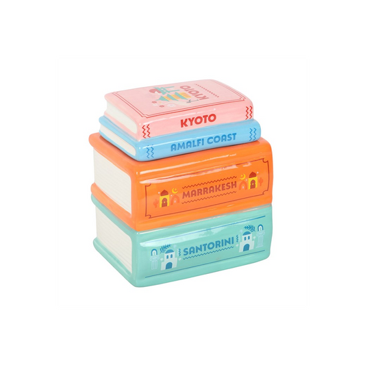 N/A Travel Book Stack Oil Burner and Wax Warmer -