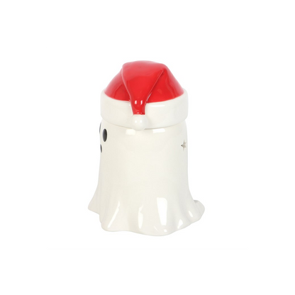 N/A Ghost with Santa Hat Oil Burner and Wax Warmer -