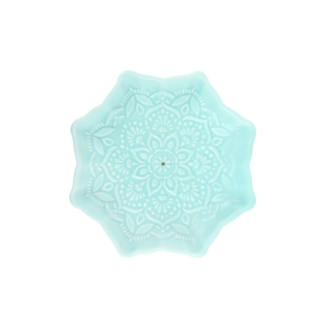 N/A Blue Mandala Incense Stick Holder -