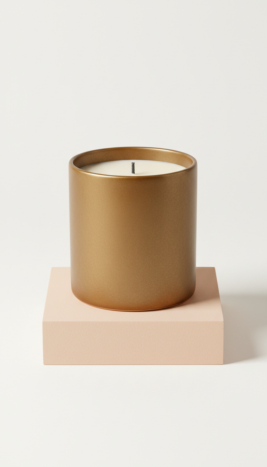 Smoked Bronze Ceramic Candle