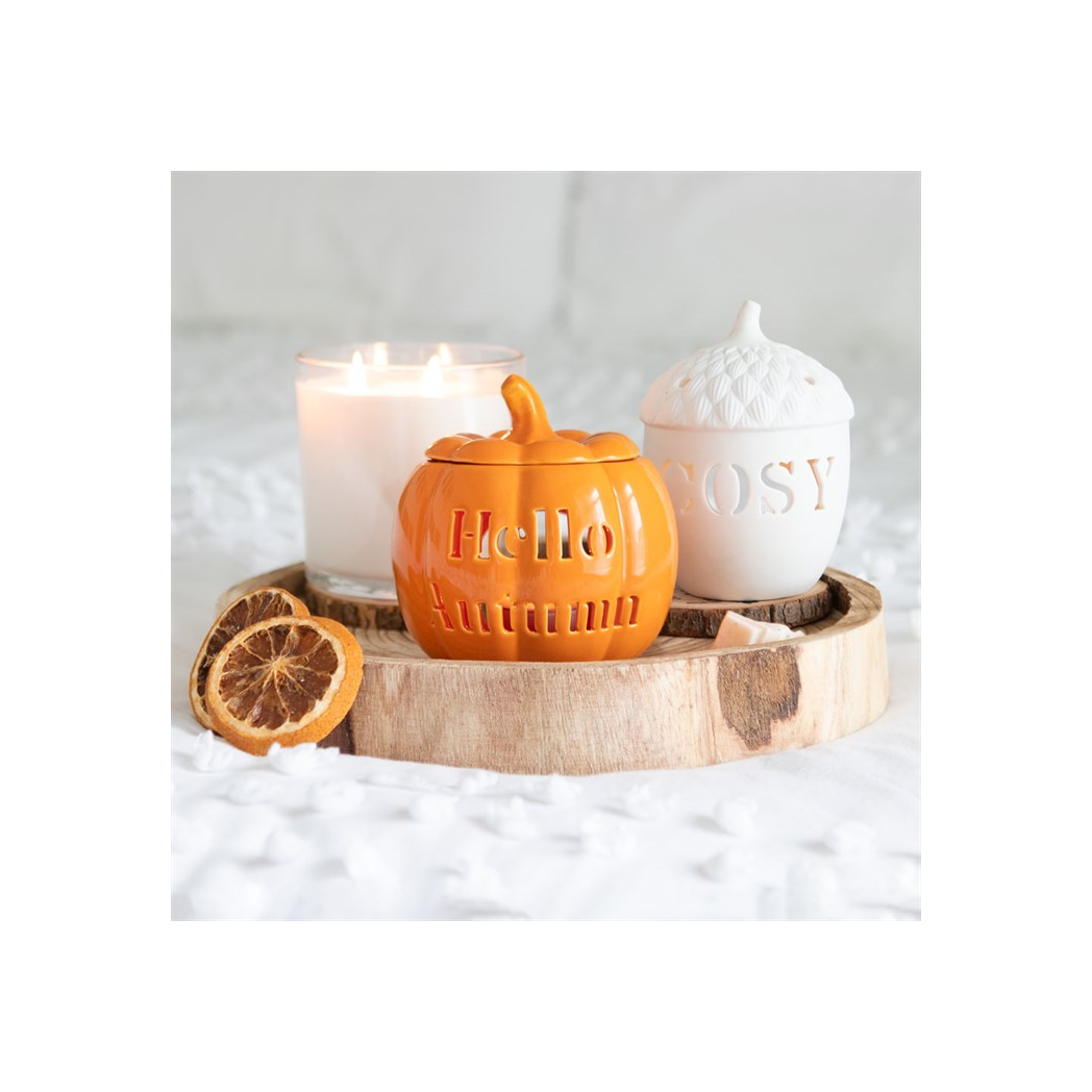 N/A Hello Autumn Pumpkin Oil Burner -